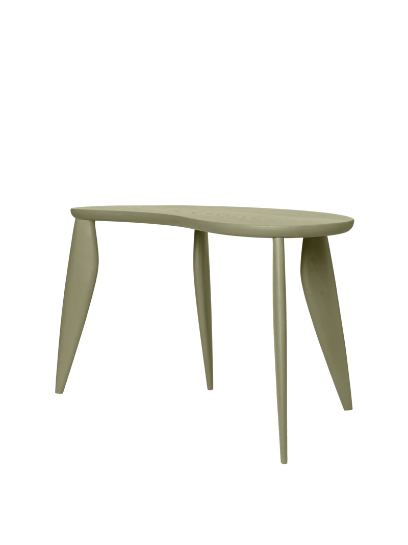 Bureau pour enfant en frêne vert 79 x 40,5 x 48 cm Feve - Ferm Living