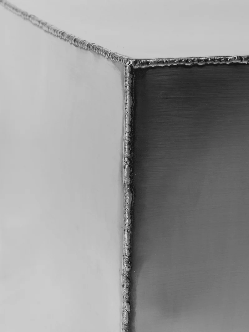 2 Tables basses en acier inoxydable brossé 91 x 61,5 x 35 cm Ferra - Ferm Living