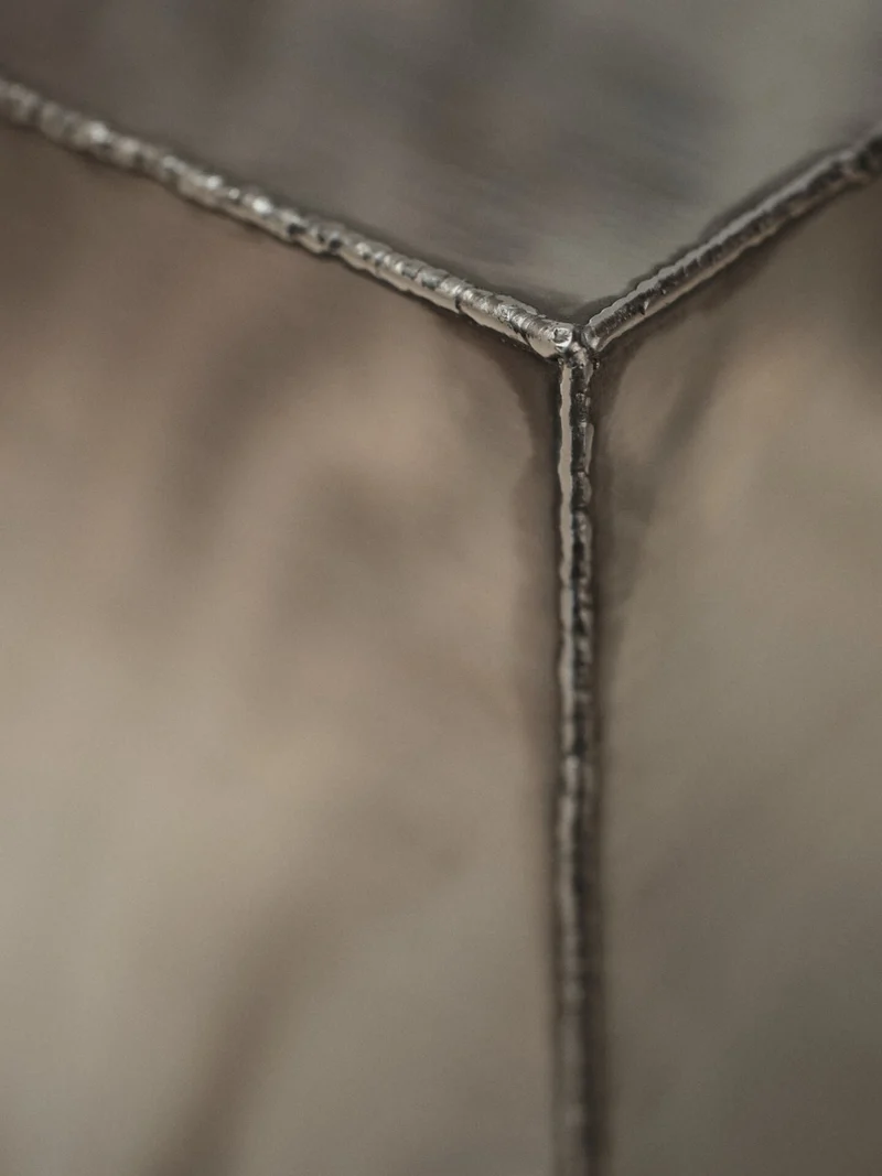 2 Tables basses en acier inoxydable brossé 91 x 61,5 x 35 cm Ferra - Ferm Living