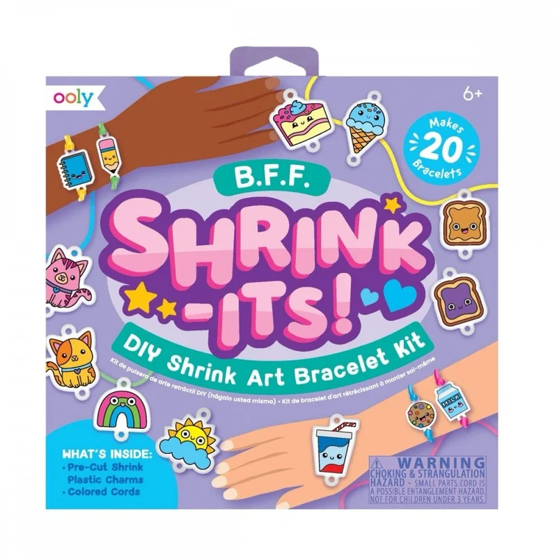 DIY SHRINK IT ART BRACELET KIT - BFF (6 YEARS+)