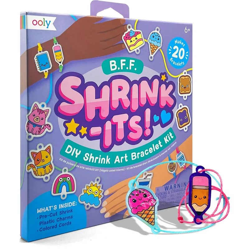 DIY SHRINK IT ART BRACELET KIT - BFF (6 YEARS+)