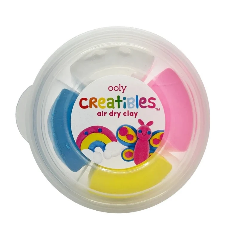 CREATIBLES DIY AIR DRY CLAY KIT - RAINBOW (6 YEARS+)