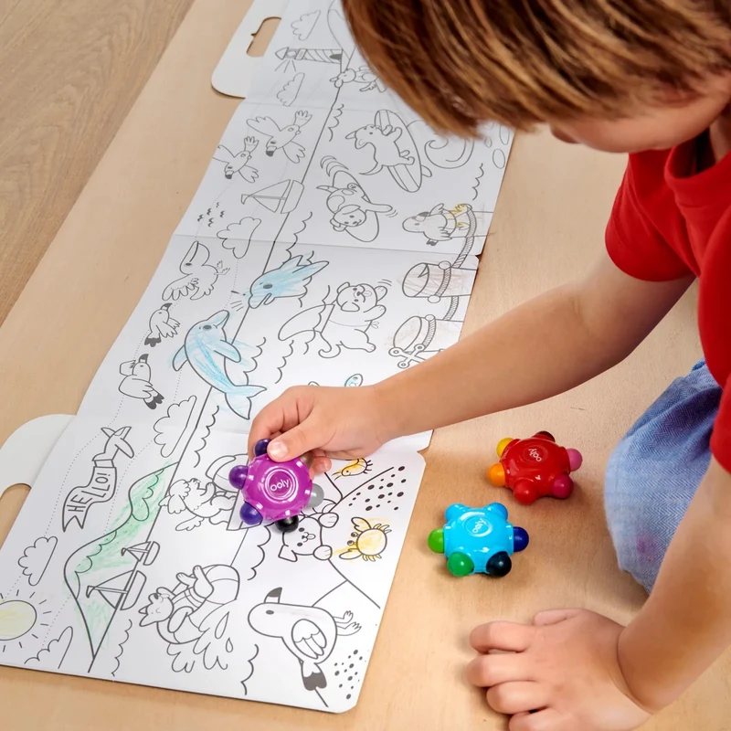 COLOUR BURST GRIP CRAYONS (3 YEARS+)