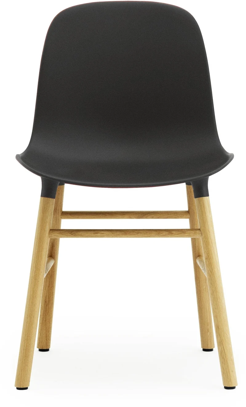 Chaise en chêne naturel et pp bleu Form - Normann Copenhagen