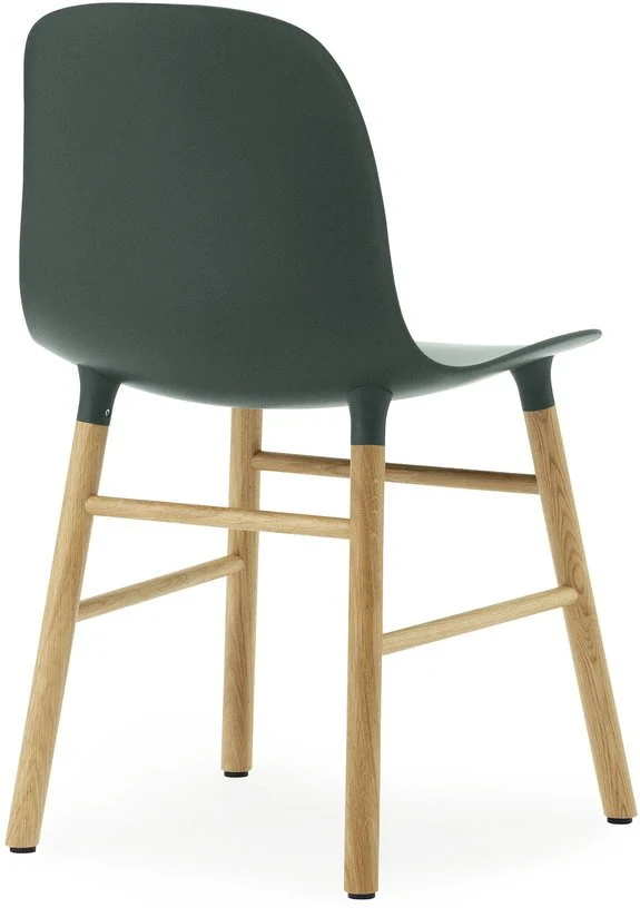 Chaise en chêne naturel et pp vert Form - Normann Copenhagen