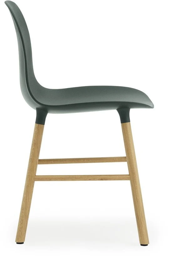 Chaise en chêne naturel et pp vert Form - Normann Copenhagen