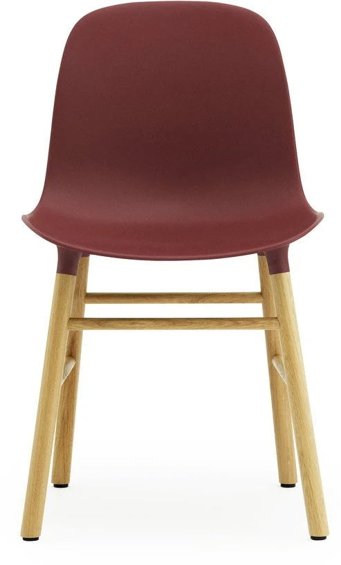 Chaise en chêne naturel et pp rouge Form - Normann Copenhagen