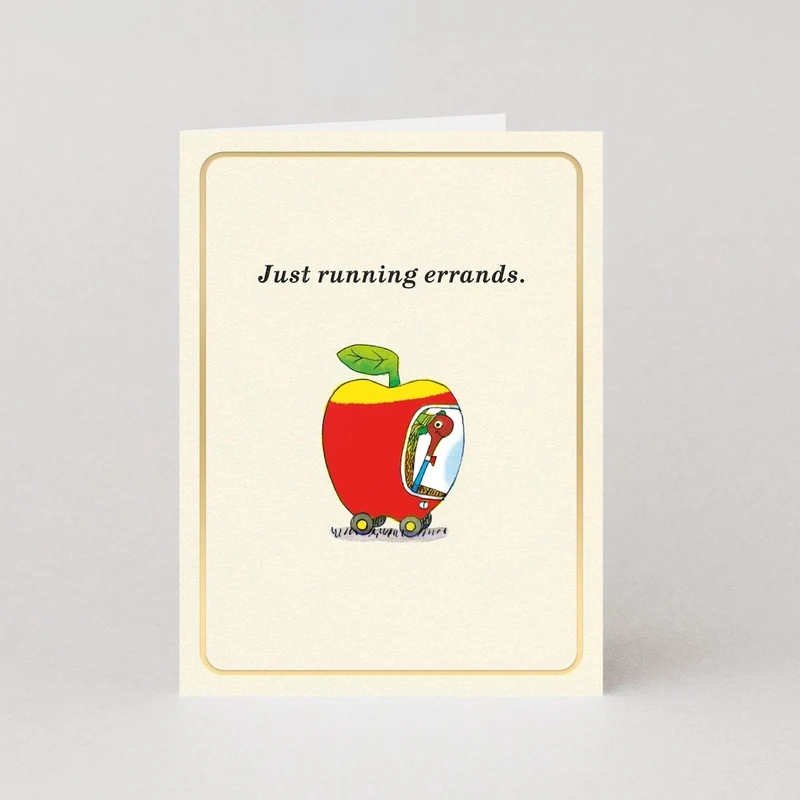 RICHARD SCARRY RUNNING ERRANDS MINI CARD