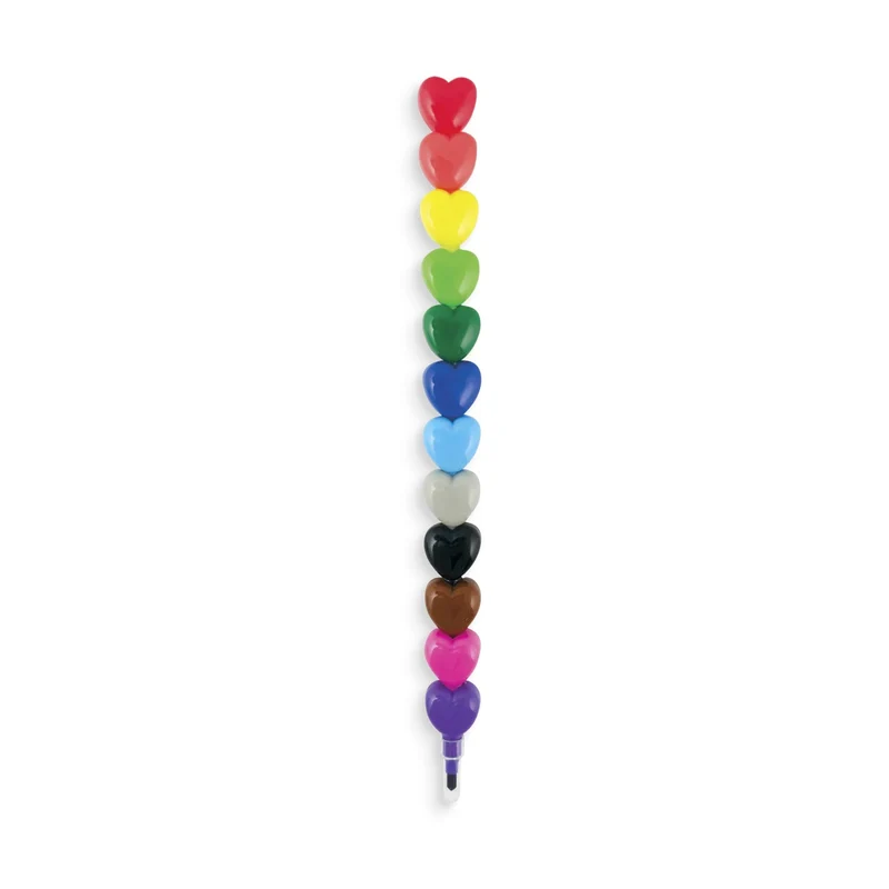 HEART TO HEART STACKING CRAYONS (3 YEARS+)