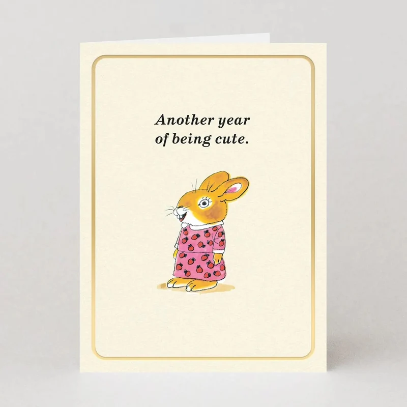 RICHARD SCARRY BEING CUTE MINI CARD