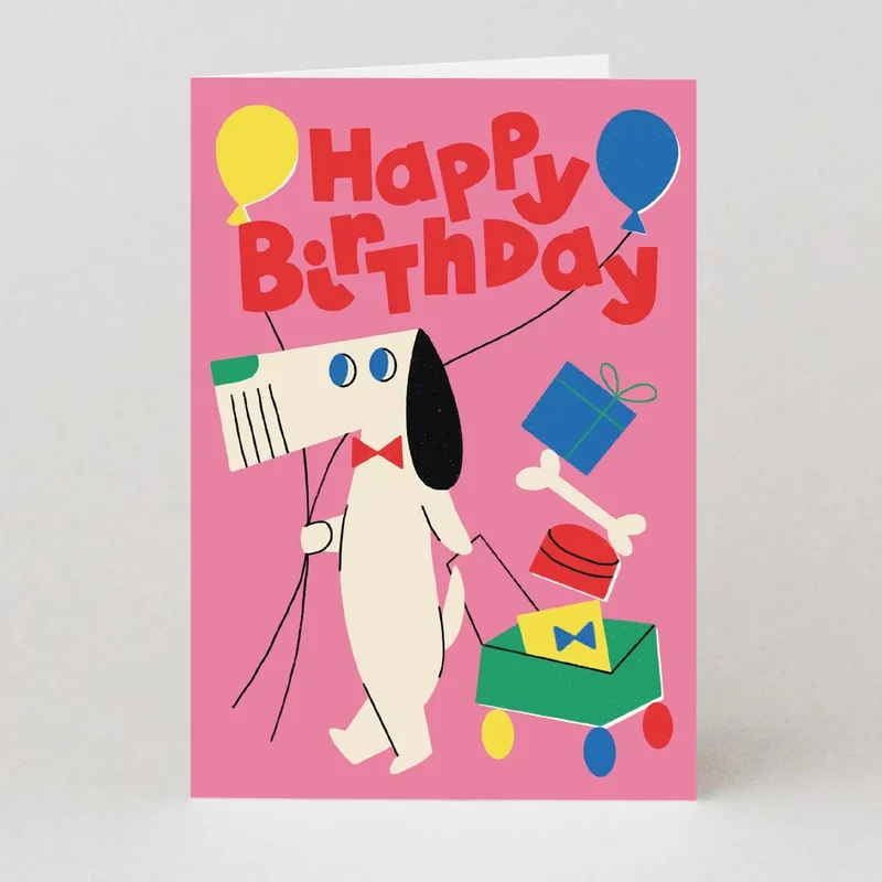DOGGY BIRTHDAY CARD