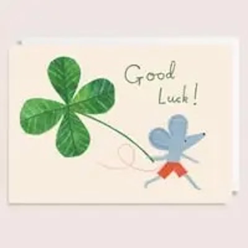 GOOD LUCK CARD - LUCKY MOUSE
