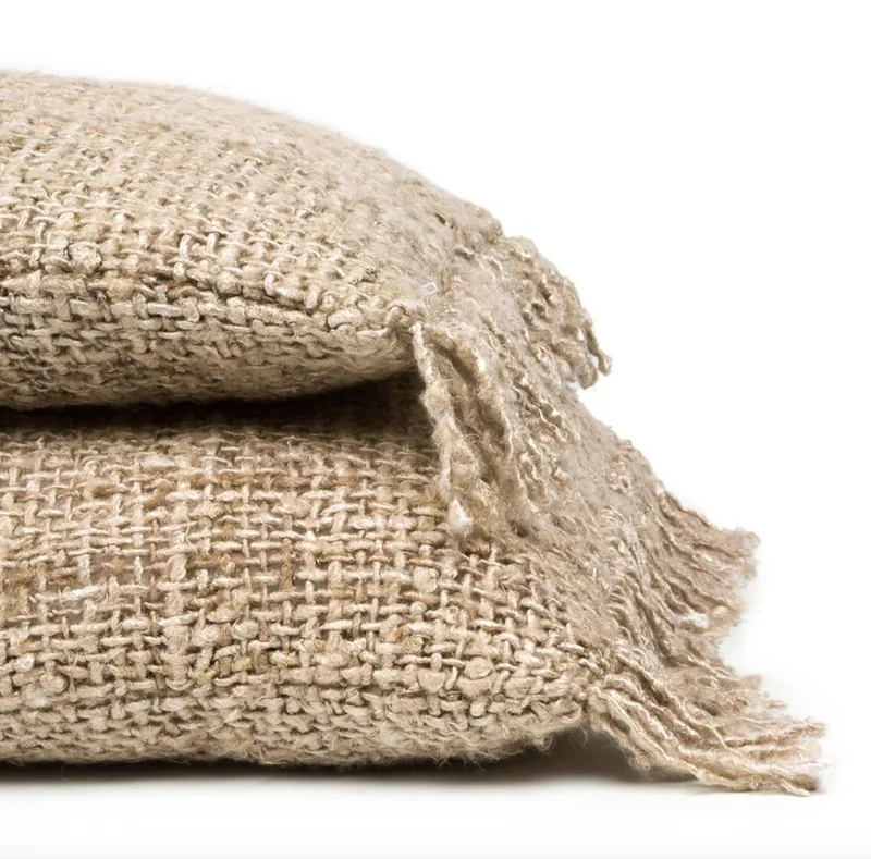 Housse de coussin 35 x 100 cm beige Oh My Gee - Bazar Bizar
