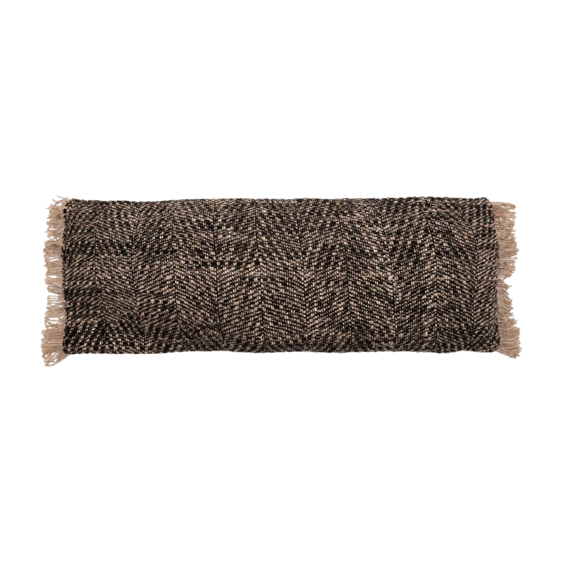 Housse de coussin 35 x 100 cm noir et cuivre Oh My Gee - Bazar Bizar