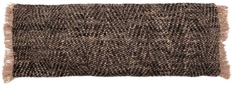 Housse de coussin 35 x 100 cm noir et cuivre Oh My Gee - Bazar Bizar