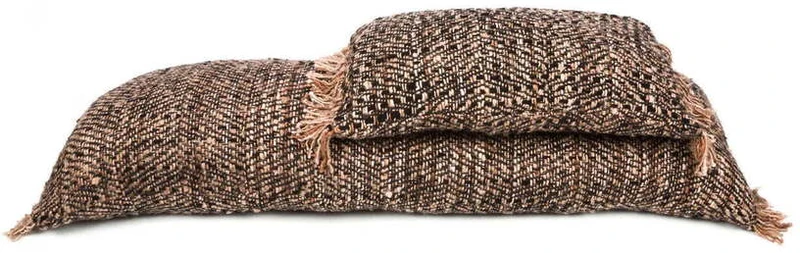 Housse de coussin 35 x 100 cm noir et cuivre Oh My Gee - Bazar Bizar