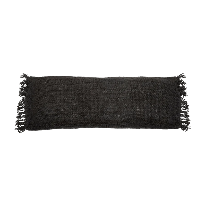 Housse de coussin 35 x 100 cm noir marine Oh My Gee - Bazar Bizar