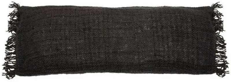 Housse de coussin 35 x 100 cm noir marine Oh My Gee - Bazar Bizar