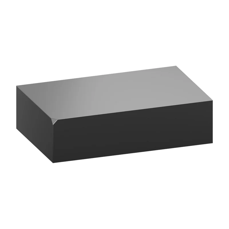 Table basse en acier inoxydable 100x63cm Raw - Metallbude