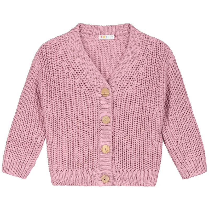 CHUNKY KNITTED CARDIGAN