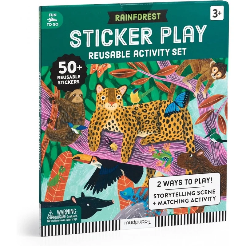 STICKER PLAY REUSABLE ACTIVITY SET - RAINFOREST