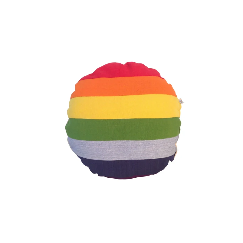 Rainbow Pillows, Unique Colorblock Cushion
