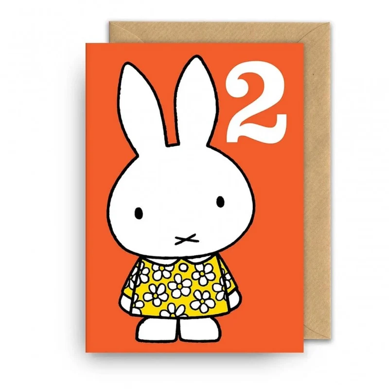 BIRTHDAY CARD MIFFY 2 YEAR