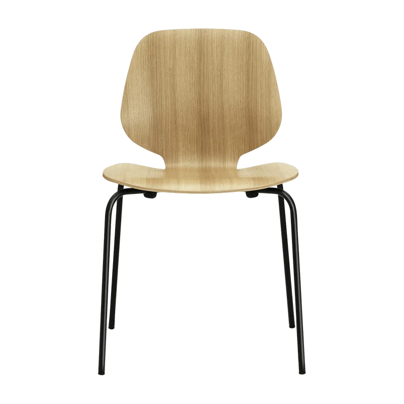 Chaise en chêne et piètement noir My Chair Oak - Normann Copenhagen