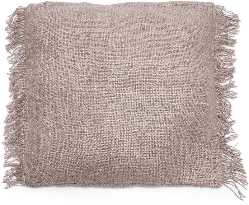 Housse de coussin 60 x 60 cm gris perle Oh My Gee - Bazar Bizar