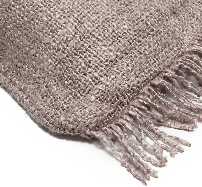 Housse de coussin 60 x 60 cm gris perle Oh My Gee - Bazar Bizar