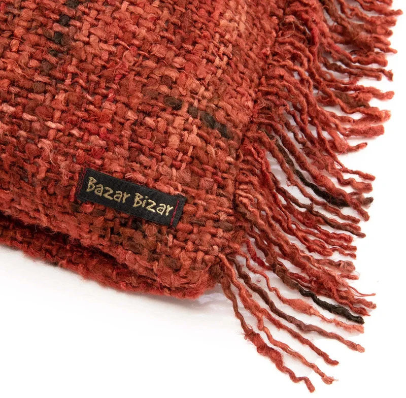 Housse de coussin 40 x 40 cm rouge cerise Oh My Gee - Bazar Bizar