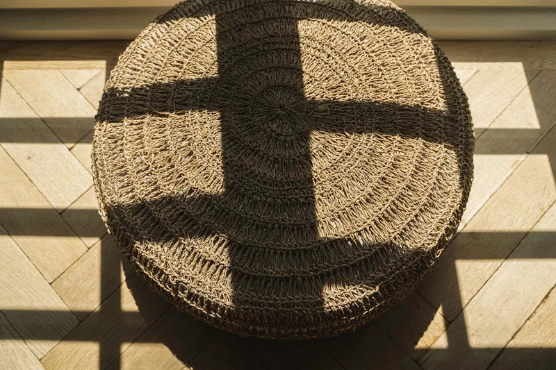Pouf 60 cm Seagrass - Bazar Bizar
