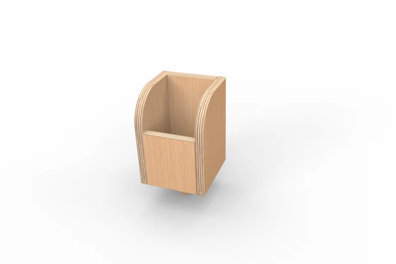 Pure Position Stiftebox Rubinrot