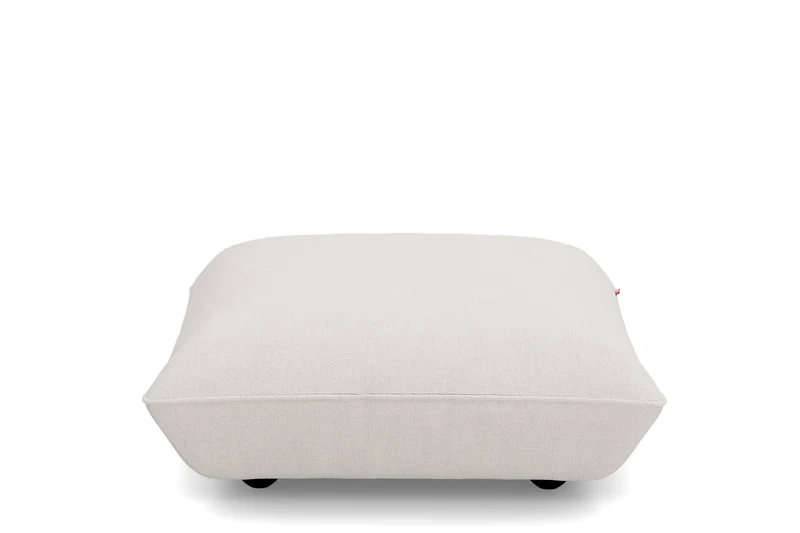 Pouf en polyester recyclé crème 108x108x44 cm Sumo Bouclé - Fatboy