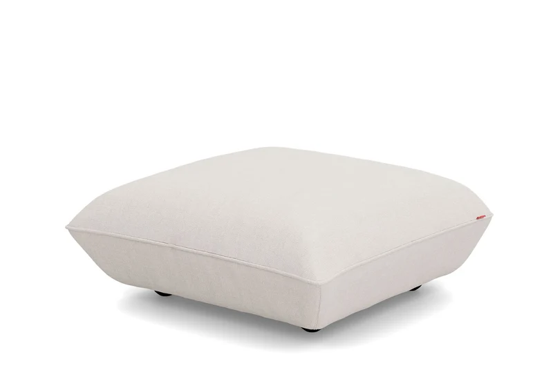 Pouf en polyester recyclé crème 108x108x44 cm Sumo Bouclé - Fatboy