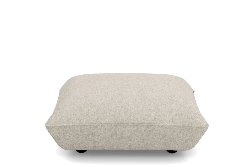 Pouf en polyester recyclé beige 108x108x44 cm Sumo Bouclé - Fatboy