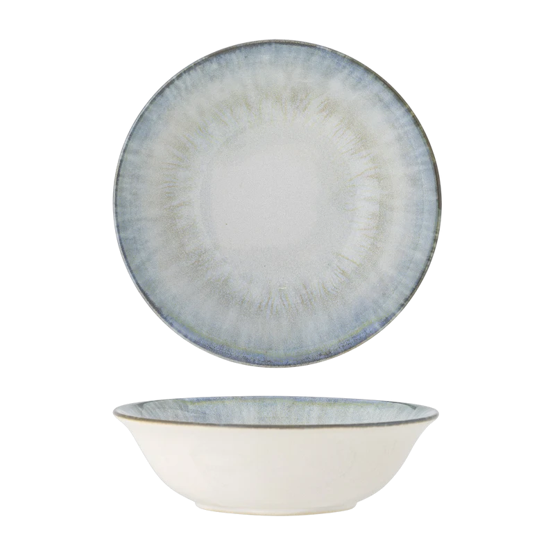 Calen Bowl Blue Stoneware - Bloomingville