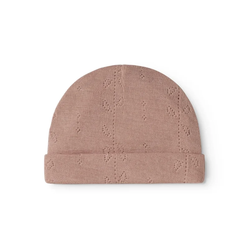 AIKO WOOL POINTELLE BABY HAT