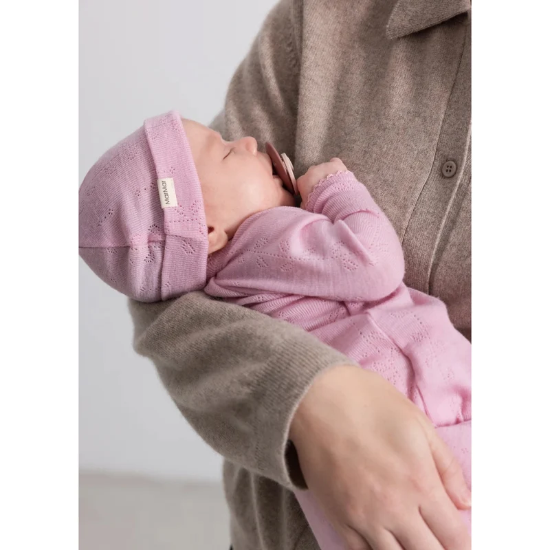 AIKO WOOL POINTELLE BABY HAT