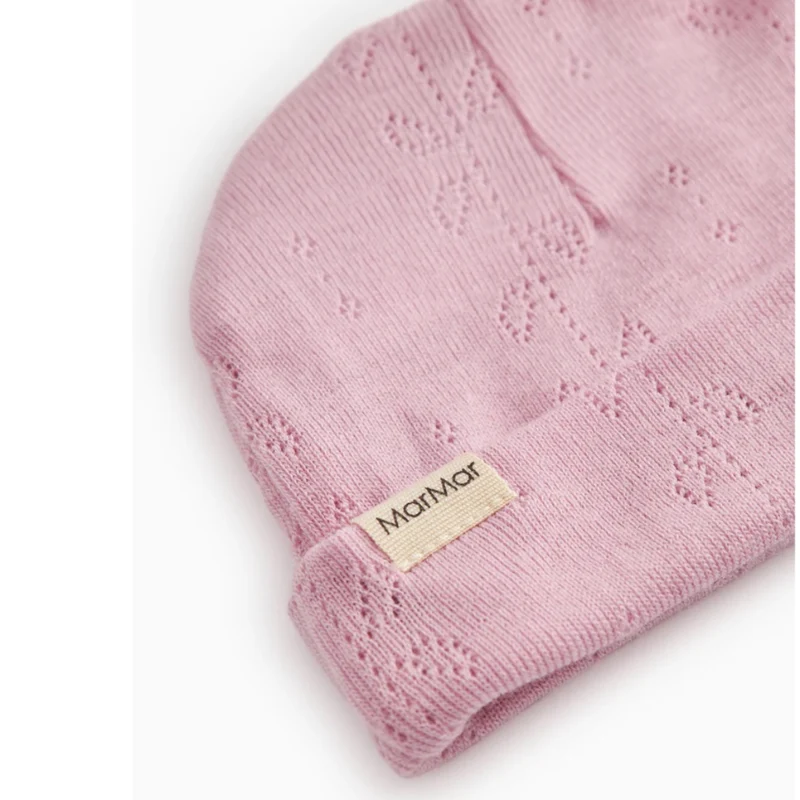 AIKO WOOL POINTELLE BABY HAT