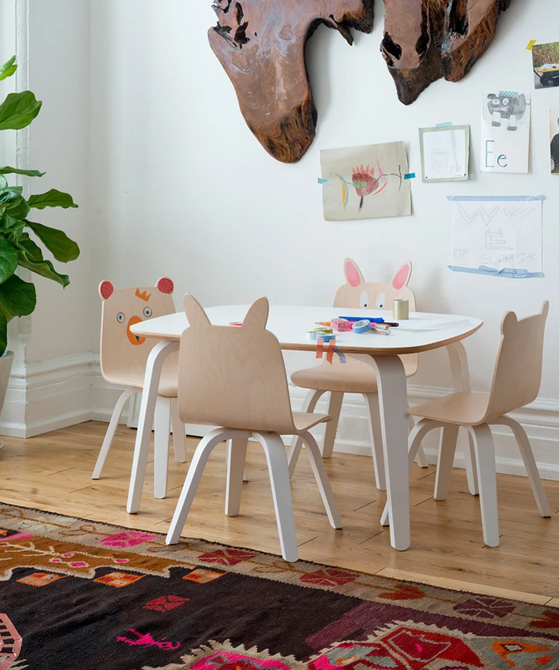Oeuf NYC Spieltisch, Weiss