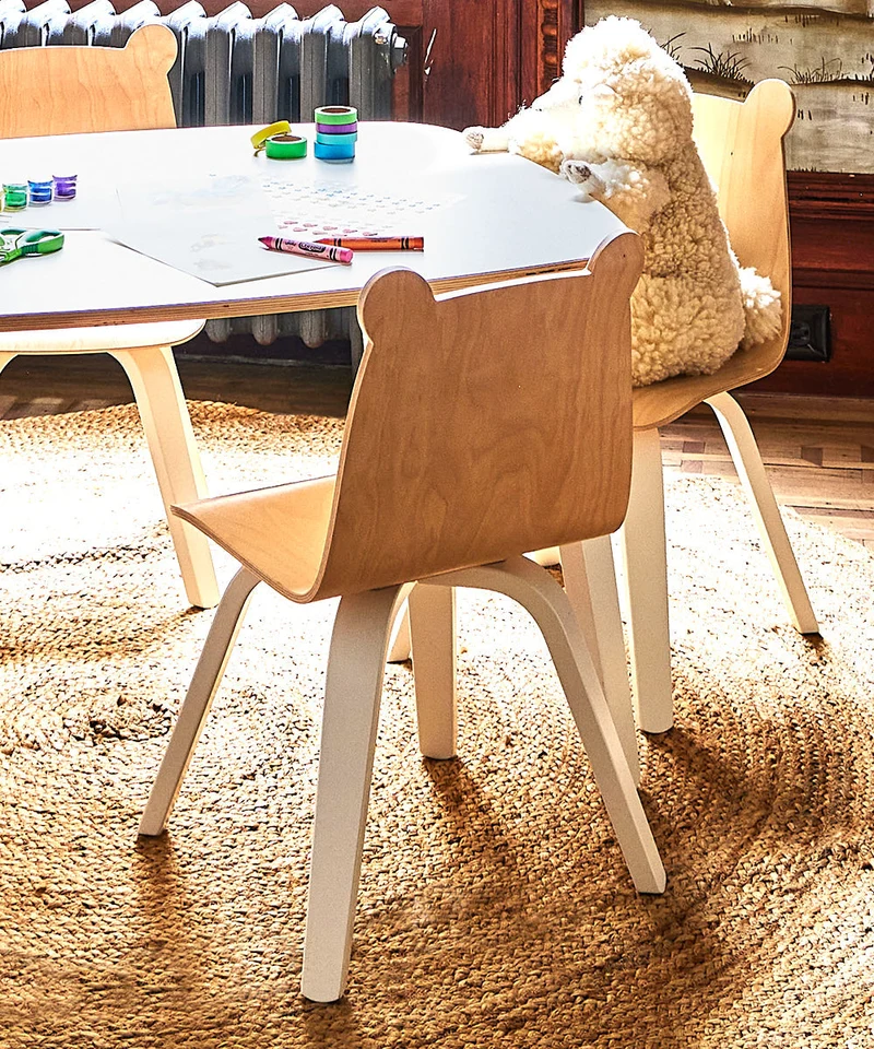 Oeuf NYC Bear Kinderstuhl (Set of 2), Birke