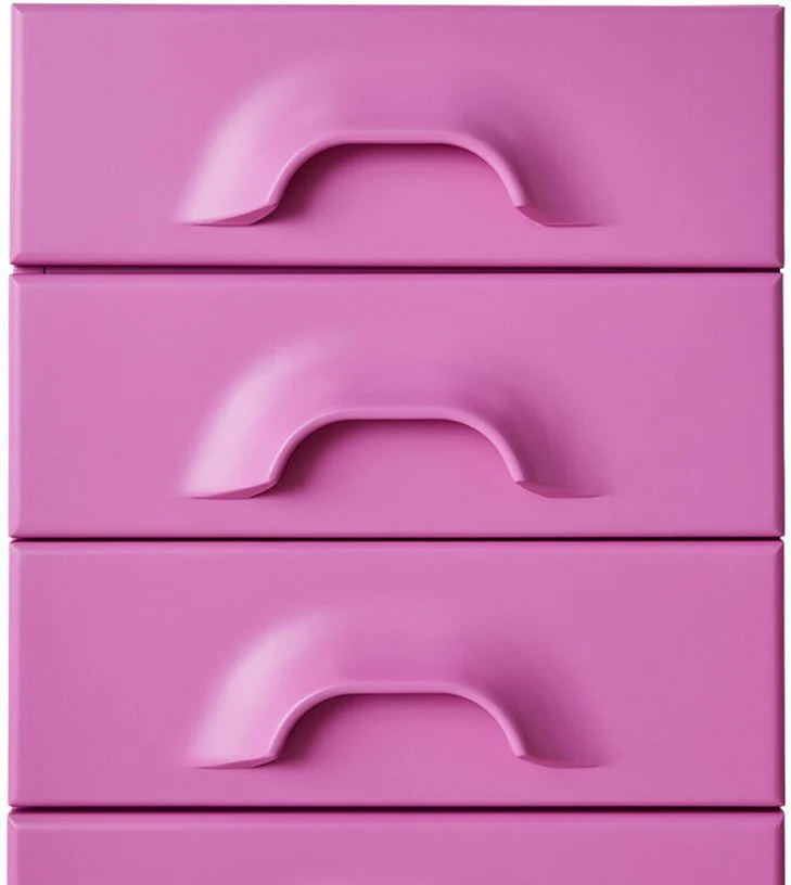 Commode 8 tiroirs rose Urban Pink - HKliving