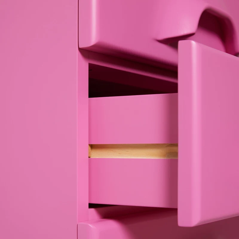 Commode 8 tiroirs rose Urban Pink - HKliving