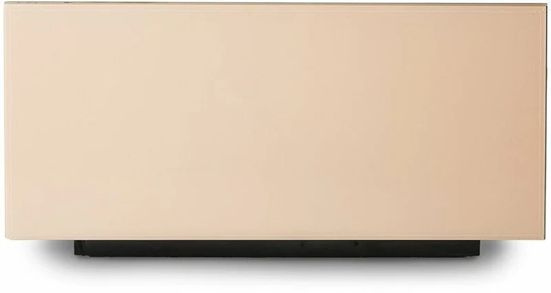Table basse en verre beige Block Nude L - HKliving