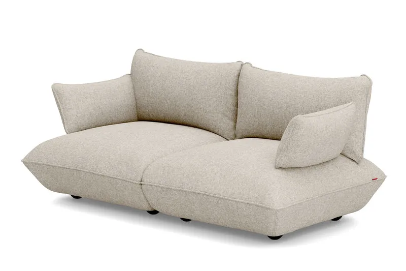 Canapé 3 places en polyester recyclé beige 210,5x108x90 cm cm Sumo - Fatboy