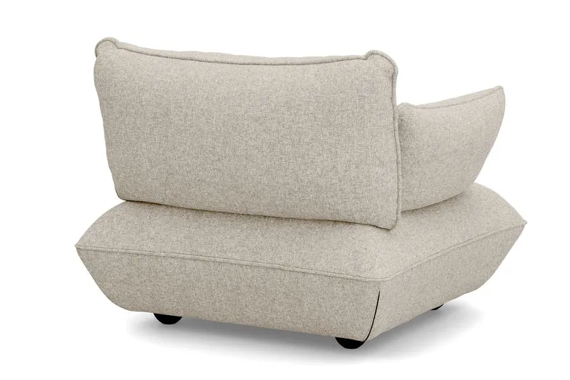 Fauteuil en polyester recyclé beige 114x108x90 cm Sumo Bouclé - Fatboy