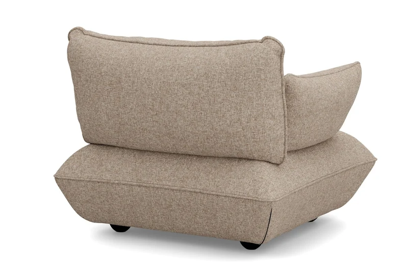 Fauteuil en polyester recyclé marron 114x108x90 cm Sumo Bouclé - Fatboy