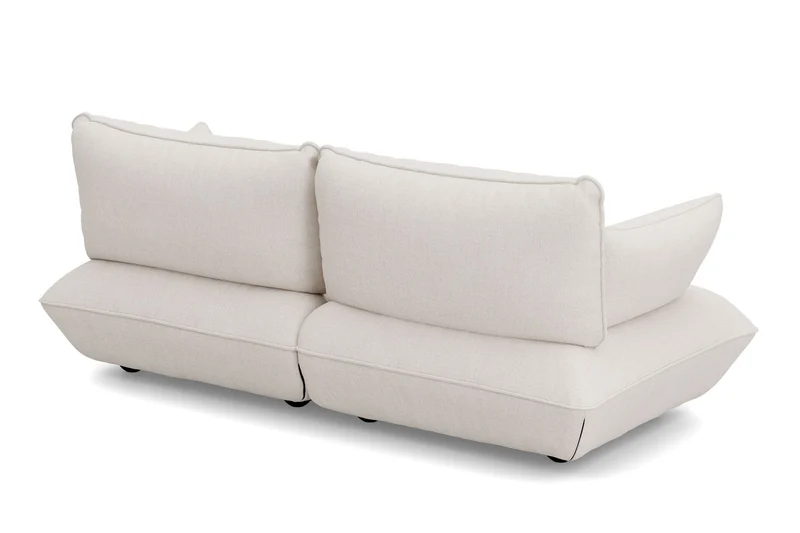 Canapé 3 places en polyester recyclé crème 210,5x108x90 cm cm Sumo Bouclé - Fatboy