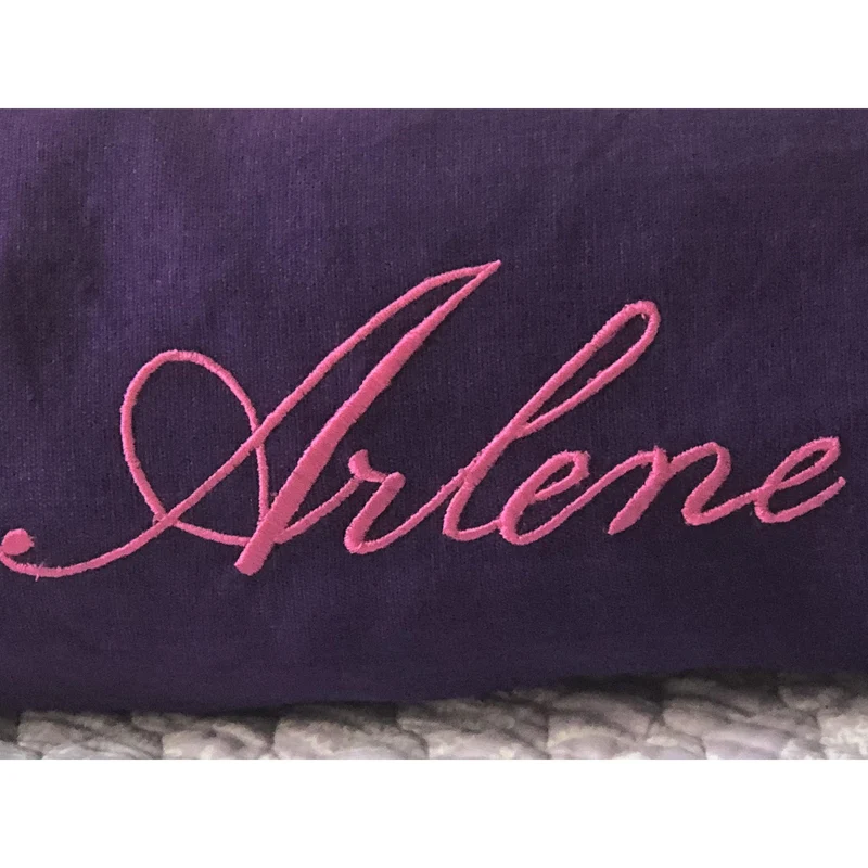 Purple Round Bolster Pillow Cover, Purple Neckroll Cover